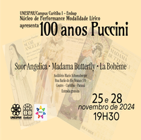 100 ANOS PUCCINI - Núcleo de Performance Modalidade Lírico apresenta o incrível recital 100 Anos Puccini