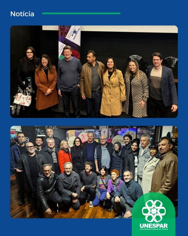 Seti e Unespar anunciam investimento de cerca de 1 milhão de reais durante evento de celebração dos 20 anos do curso de Cinema e Audiovisual Seti e Unespar anunciam investimento de cerca de 1 milhão de reais durante evento de celebração dos 20 anos do curso de Cinema e Audiovisual