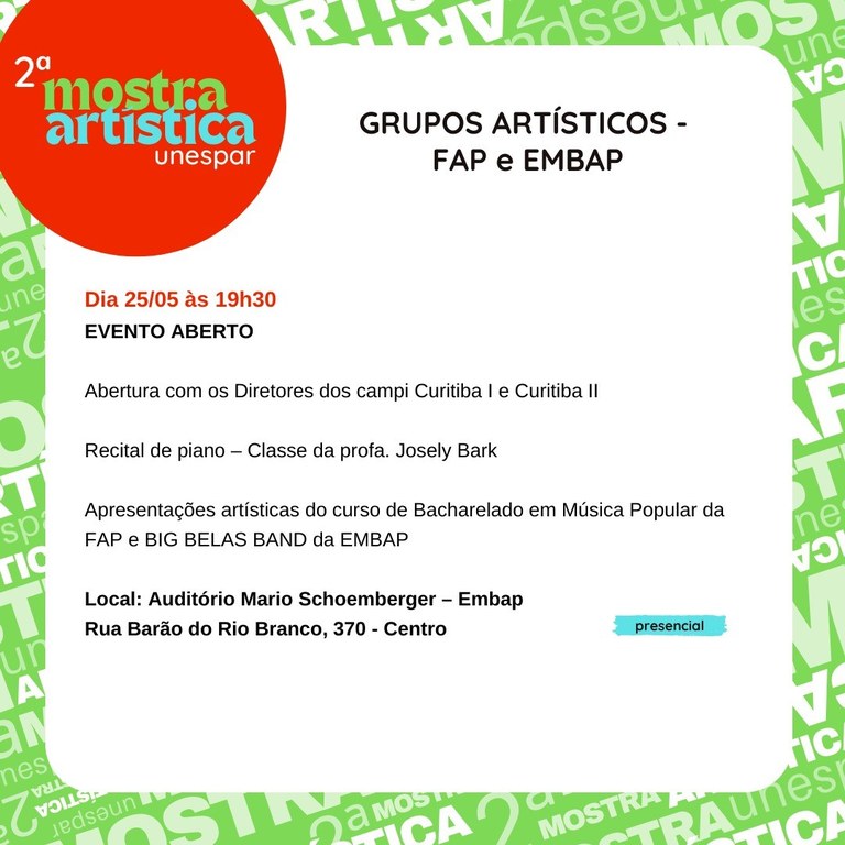 Recital de piano FAP-Embap Recital de piano FAP-Embap