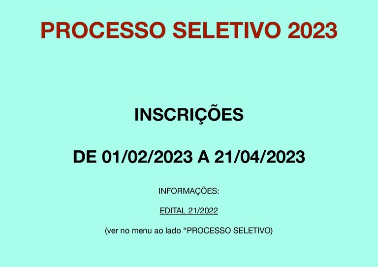 Processo seletivo